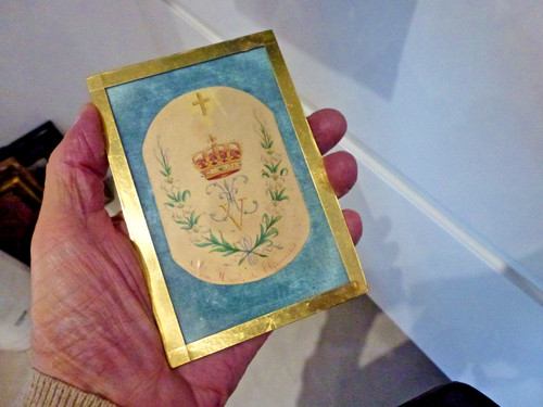 Rare carton royaliste sous - carton,