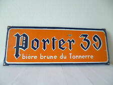 Plaque émaillée BIERE BRUNE