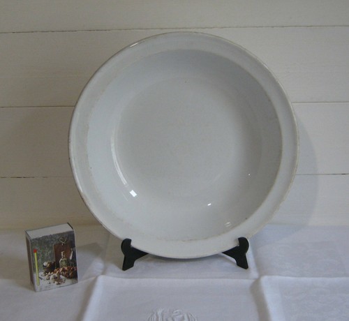 Creil montereau plat - plat, blanc