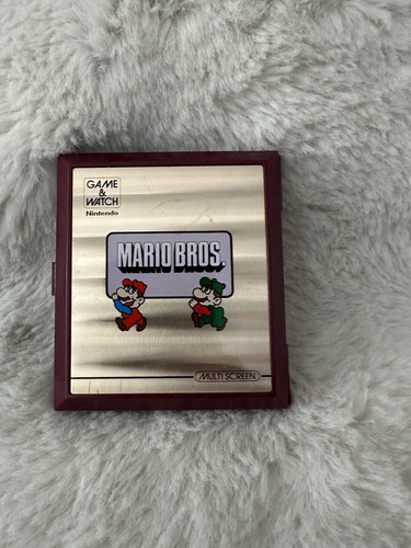 Nintendo game watch mario - game, &