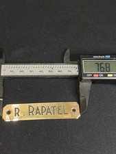 Ancienne Plaque De Métier