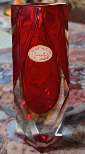 Vase verre murano - de,