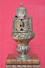 ENCENSOIR LOUIS XIV laiton argenté XVIIe 17e siècle HAUTE EPOQUE 17th thurible