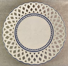 BEAU PLAT AJOURÉ VANNERIE EN