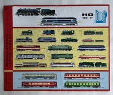 Old Jouef HO Toy Sale Catalog Train Loco Car Rail Decor Model Making