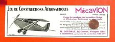 VEAUGUES (18) COUDRAY / MECAVION JEU CONSTRUCTION AERONAUTIQUE / PUBLICITE 1929