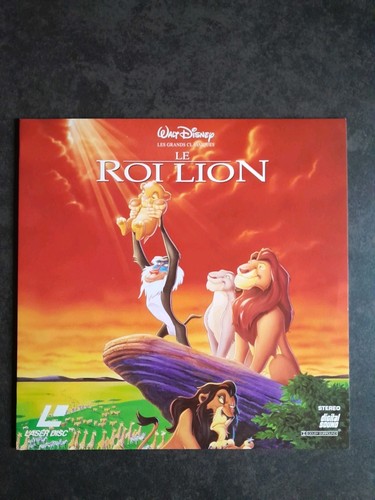 Laserdisc roi lion les - lion,
