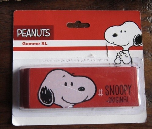 Gomme snoopy peanuts rouge - xl,