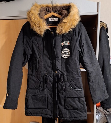 Parka fourré capuche - fourré, à