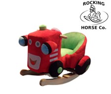 Neuf Peluche Rouge Tracteur