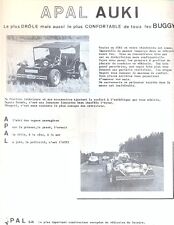 Apal Auki Buggy VW Beetle-based French text sales item