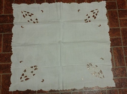 Vintage cream floral - cream, work