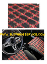 VW GOLF MK1 GTI - TISSU POUR REVÊTEMENT DE SIÈGE INTÉRIEUR ( PLAID)