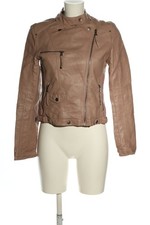 SOFTY Veste en cuir synthétique Dames Veste T EU 38 brun style décontracté