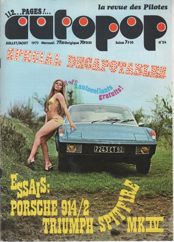 Autopop 1973 essai - 1973, porsche