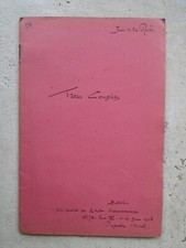 MS by DE LA ROCHE: CUT HEADS, 1946. Ritual, Toman Island, Vanuatu.