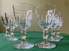 6 verres en cristal de