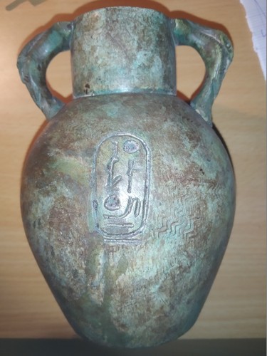égypte antique grand vase - ,