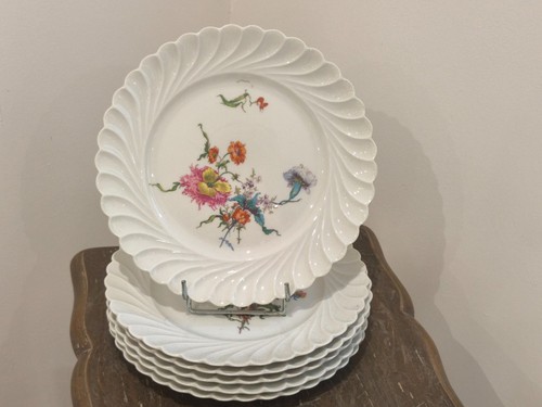 Belle serie assiettes plates - 6,