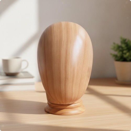 Tête mannequin avec - de, socle