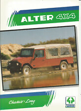 UMM ALTER 4X4 CHASSIS LONG - 1989 / catalogue brochure dépliant prospectus