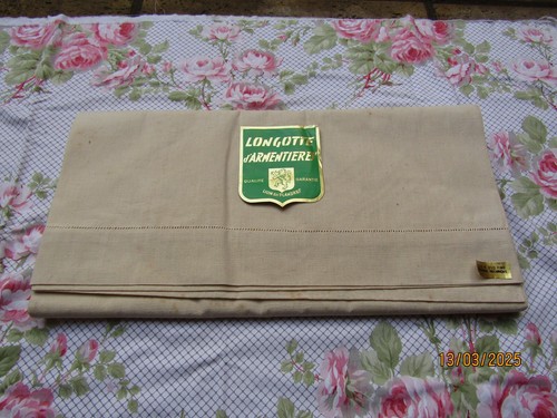 Drap ancien toile longotte - ancien,