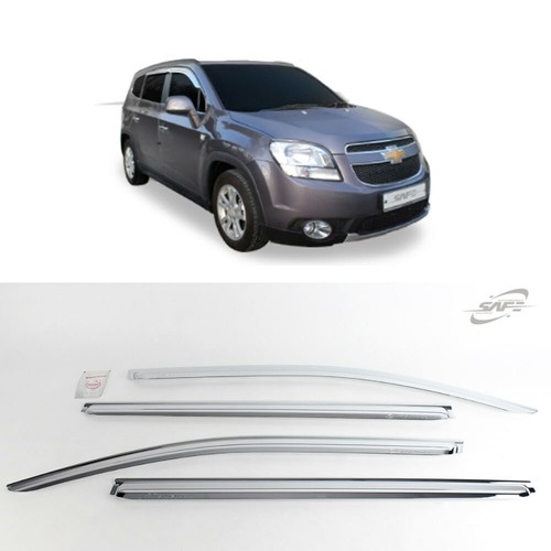 Chrome window vent visor rain - window,