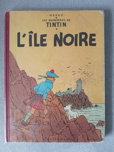 Album tintin ile noire b11 - album, l'ile