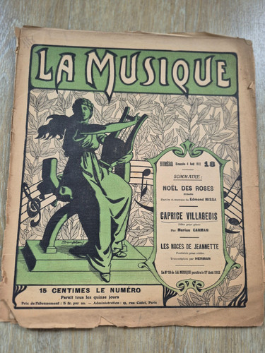 Ancien fascicule partitions - partitions, la