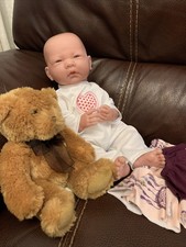 Berenguer Soft Body Baby Doll 14.5”Lot X5 Doll Teddy Bear & Cloths