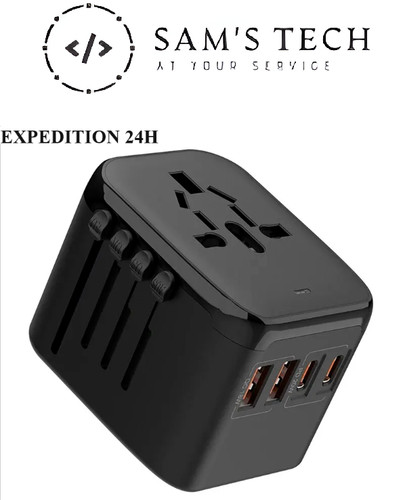 Adaptateur prise voyage - adaptateur,