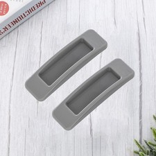  2 Sets Poignée De Porte En Verre Coulissante Poignées Garde-robe