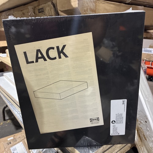 Ikea black lack - ~, floating
