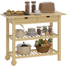 HOMCOM Desserte de cuisine