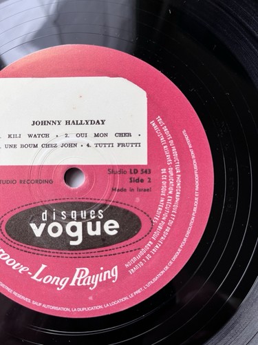 Johnny hallyday - lp,