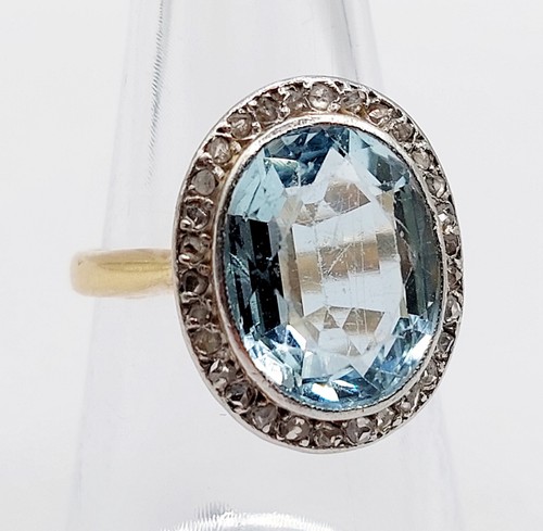 Bague pompadour antique - or, 18k
