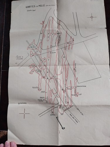 Rare plan des mines argent - mines, d