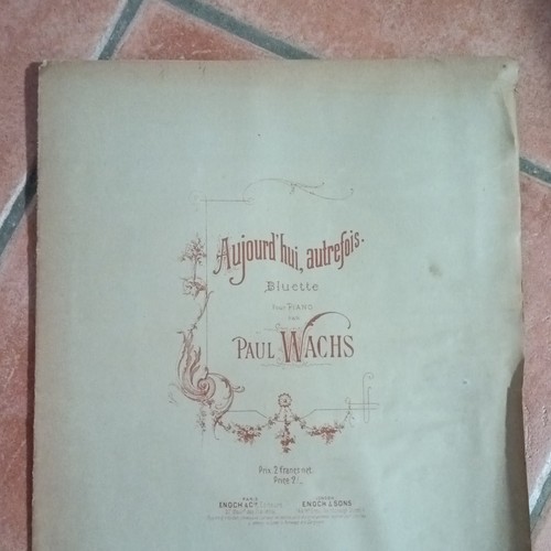 Enoch cie partition piano - cie, «
