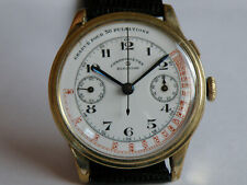 CHROMOMETER ELECTION-SINGLE BUTTON-COLUMN WHEEL-VALJOUX 22-MEDICAL-SIGNED