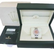 ROLEX LDS. OYSTER PERPETUAL DATEJUST REF.79160 BOX PAPERS DIAMOND DIAL AND BEZEL