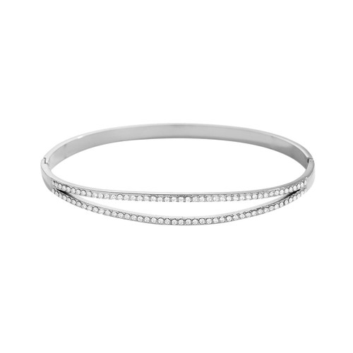 Bracelet jonc ouvrant - , acier