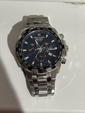 Swiss Alpine Military Chronograph, Quartz, 46mm, Swiss, Steel PVD strap, NEW