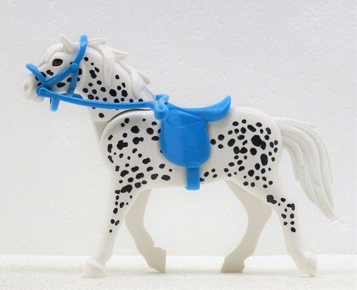 Cheval blanc noir moule - cheval,