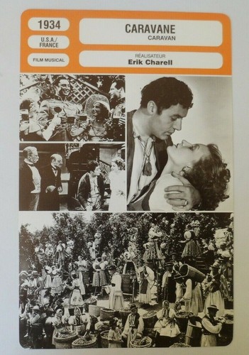 Carte fiche cinema 1934 - fiche,