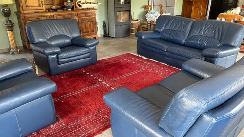 Salon cuir buffle - salon,