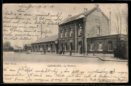Cpa gosselies station - la,