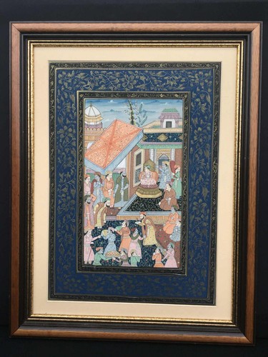 Tableau peinture sur soie - peinture,