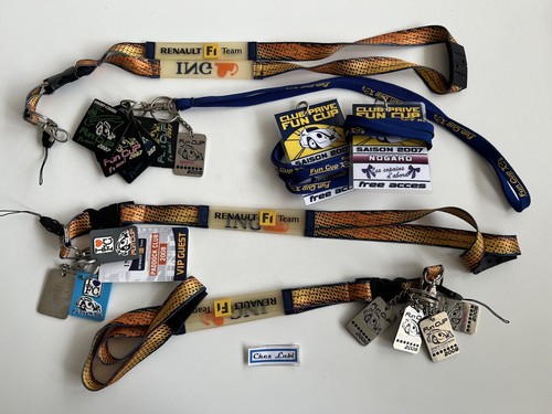 Lot lanières badges vip - et,