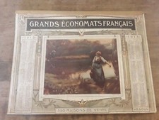 Porte menu ancien almanach