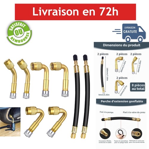 Rallonges valve pneu - de,